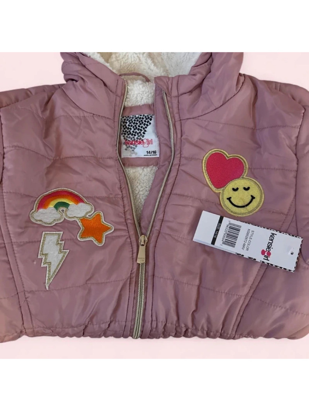 Kensie Girl Sherpa Fleece-Lined Puffer Jacket [COPY]